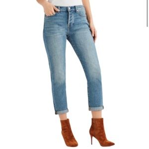 7 For All Mankind Jeans Josefina Skinny Boyfriend
Button Fly Relaxed Fit Size 28